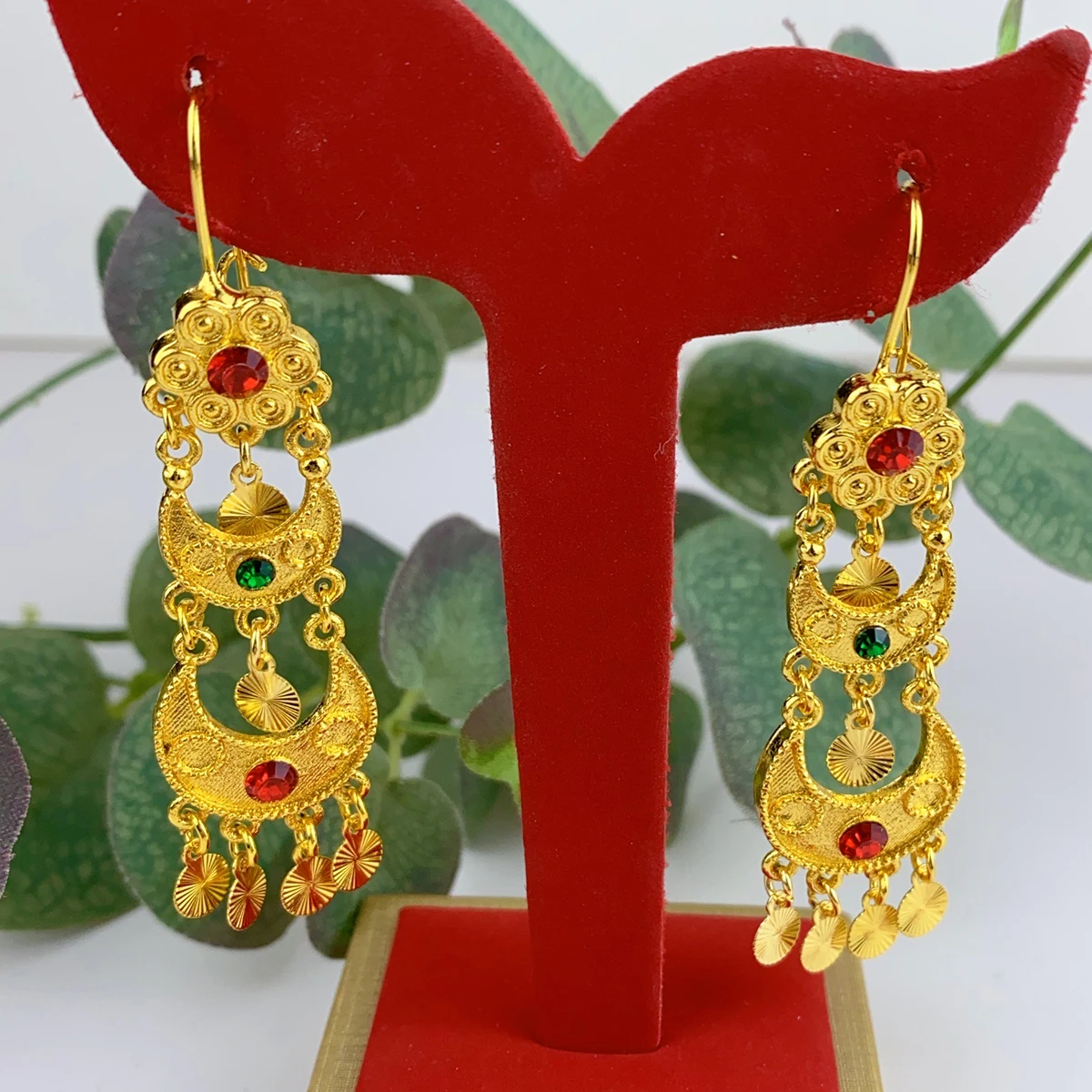 Women Accessories Dubai - Indische Tropfen Baumeln Ohrringe Schmuck Für