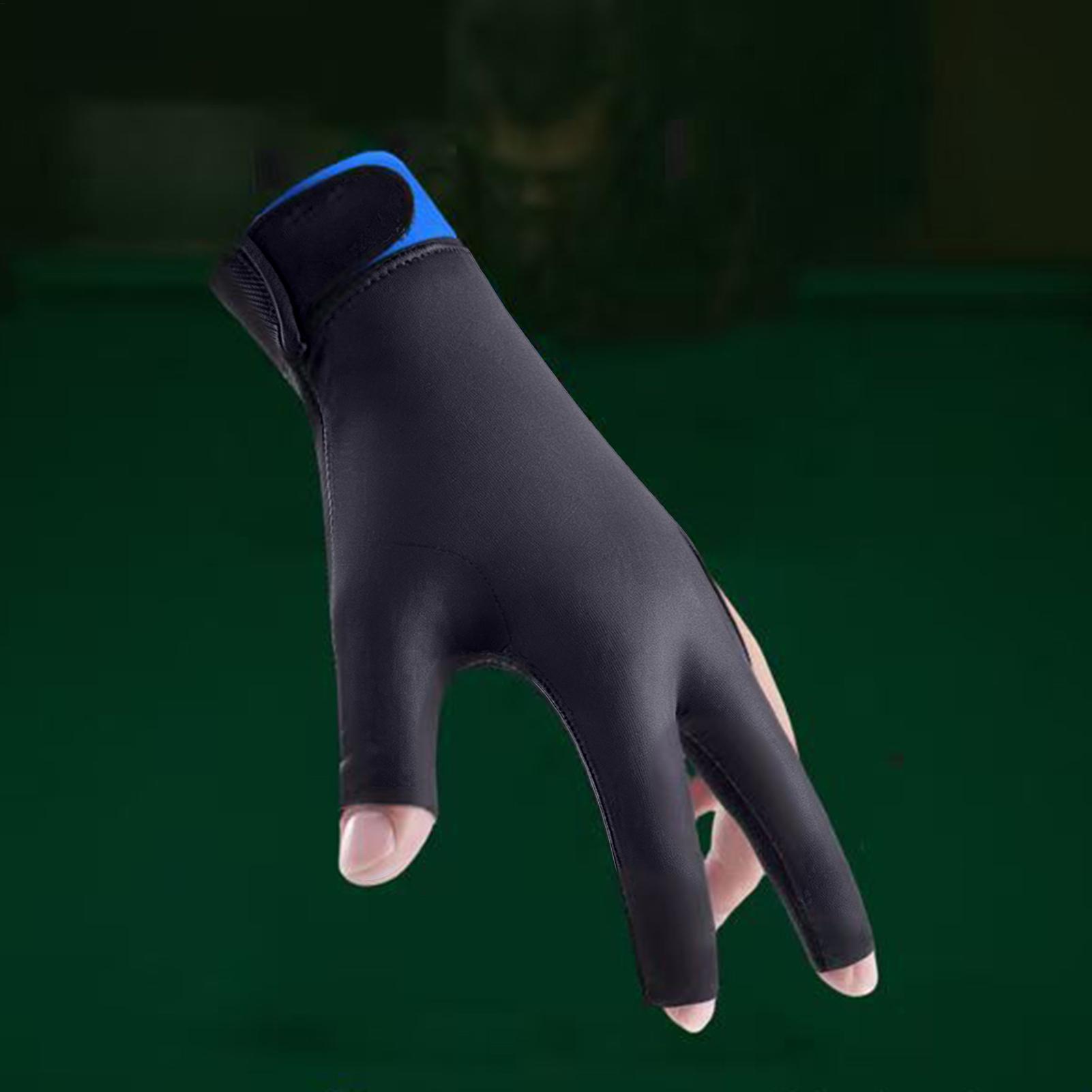 Women Accessories For Hand - Billard-Handschuh für die linke Hand, 3-Finger-Anti-Rutsch-Sportzubehör,