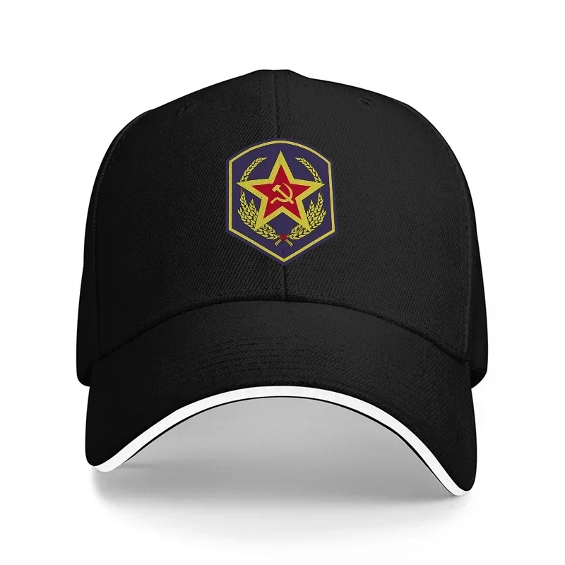 Women Accessories Logo Design - Neue Stern-Emblem Schwarze Baseballkappe mit Goldenem