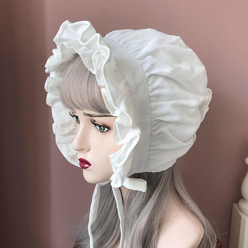 Women'S Victorian Era Accessories - Maid Bonnet Hut Lolita Mädchen Cosplay