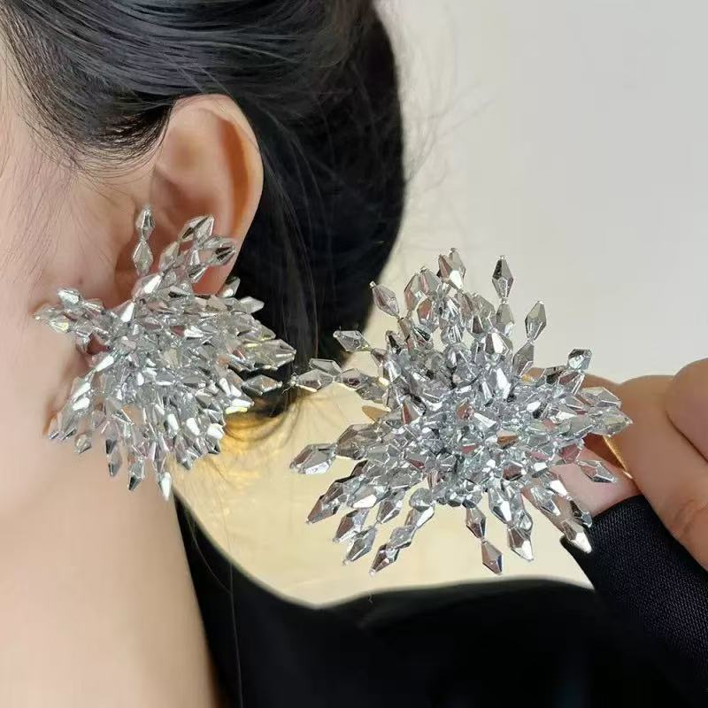 Women'S Accessories Amazon - Neue Amazon Europa & Amerika Metall-Feuerwerk-Ohrringe
