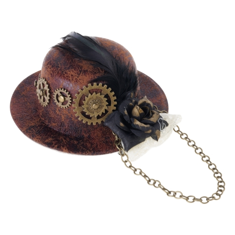 Women'S Victorian Era Accessories - Frauen Halloween Gothic Mini Top Hut