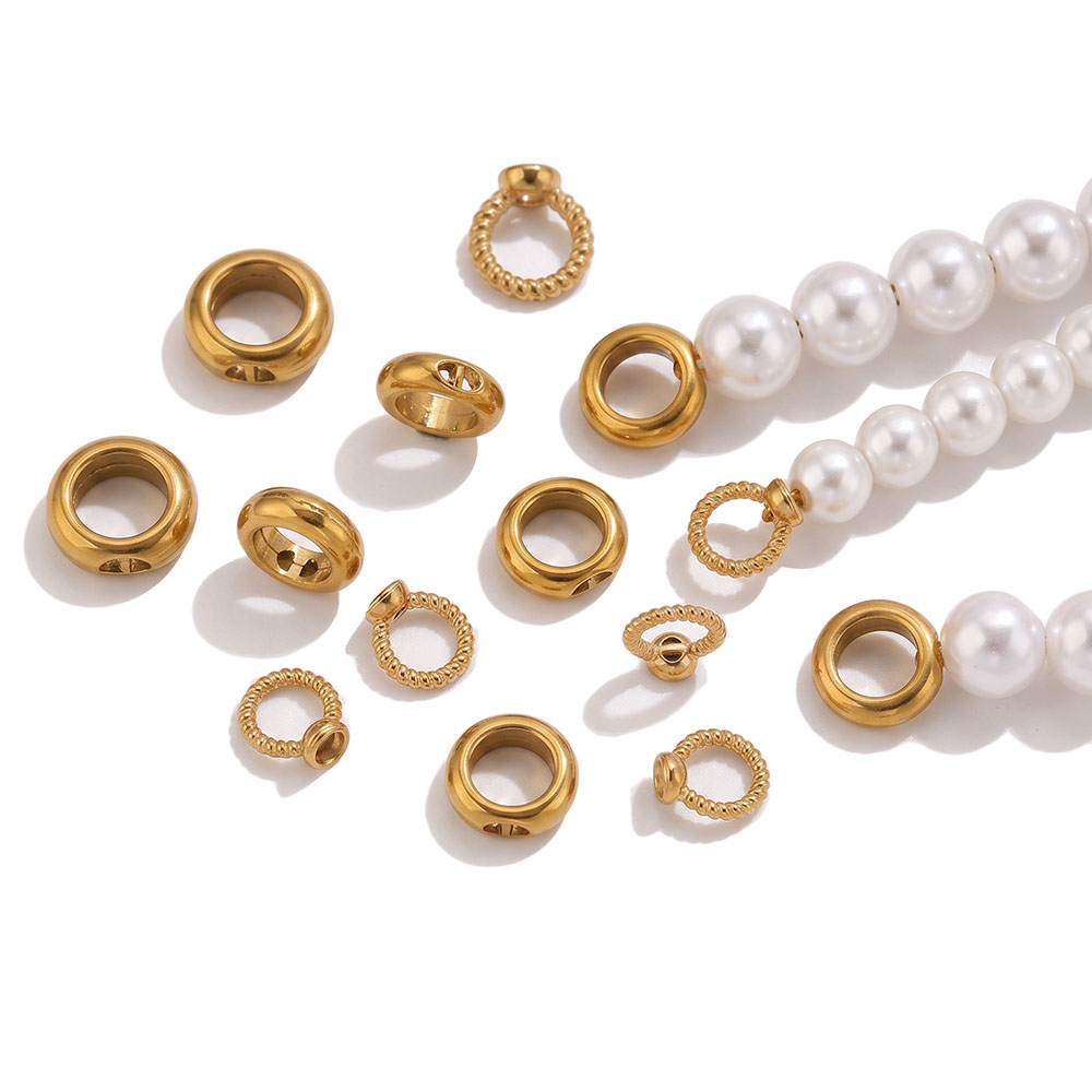 Women Accessories Bracelet - 20 Stück 18K Edelstahl 2-Loch-Verbinder für