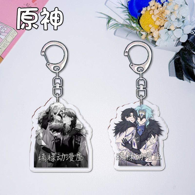Women'S Accessories And Jewelry - 2 Stück Genshin Impact Schlüsselanhänger für