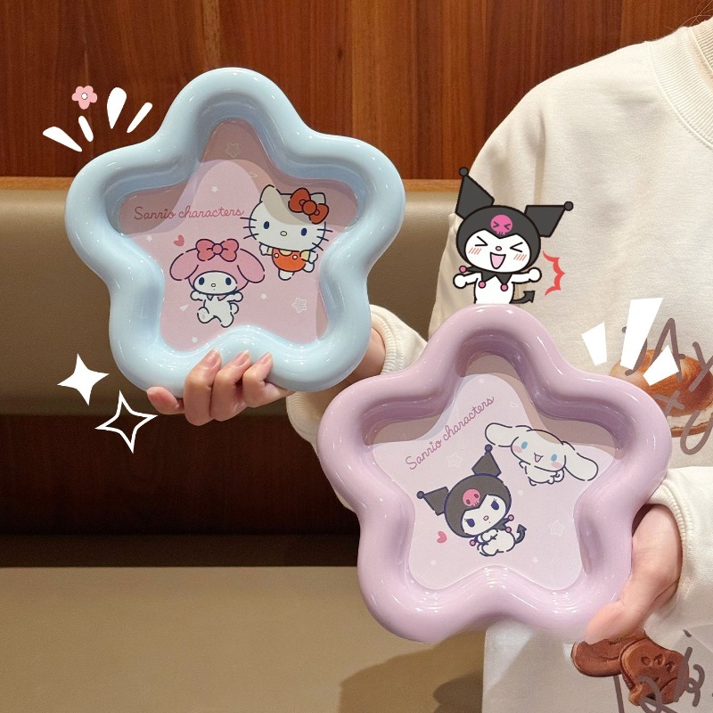 Women Accessories Combo - Cartoon-Katzen-Druck Keramik-Geschirrset Hochwertiges Schüssel-Teller-Stäbchen-Löffel-Kombi-Set Kawaii Tafelservice