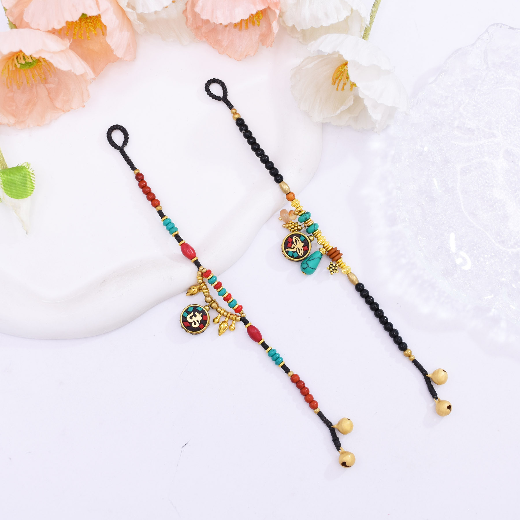 Women Accessories Nepal - Retro-Boho-Tibetisches Armband für Frauen, Ethnisches Nepal-Armband,