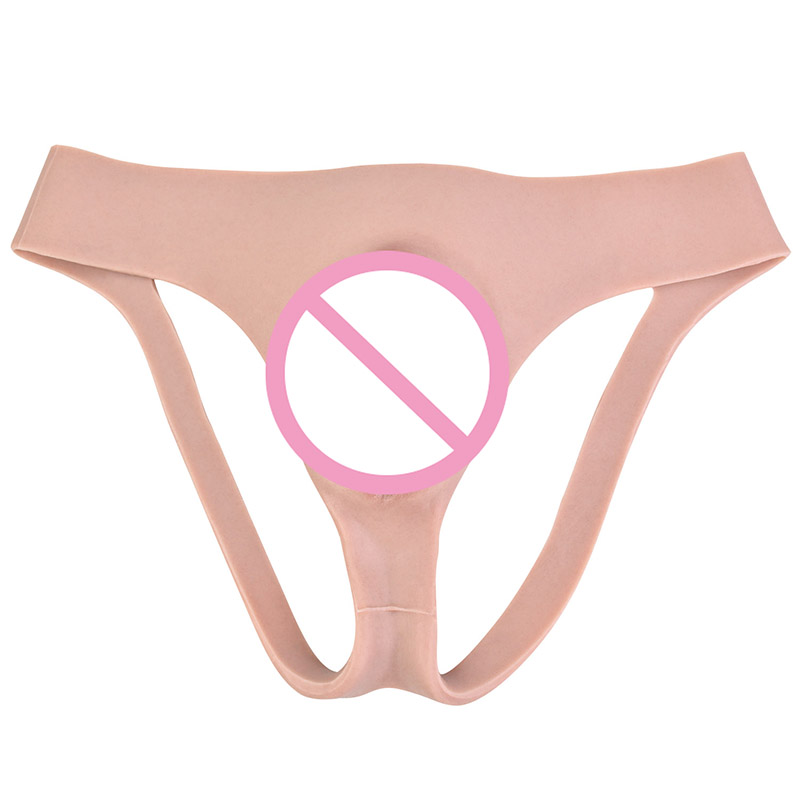 Women Accessories Combo - Dehnbare Silikon-Höschen mit integrierter realistischer Vagina,