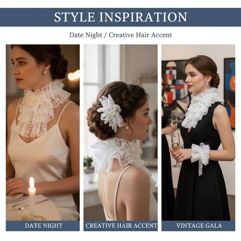 Elegantes Abnehmbares Spitzen- – Women'S Victorian Era Accessories Bewertung und Preis