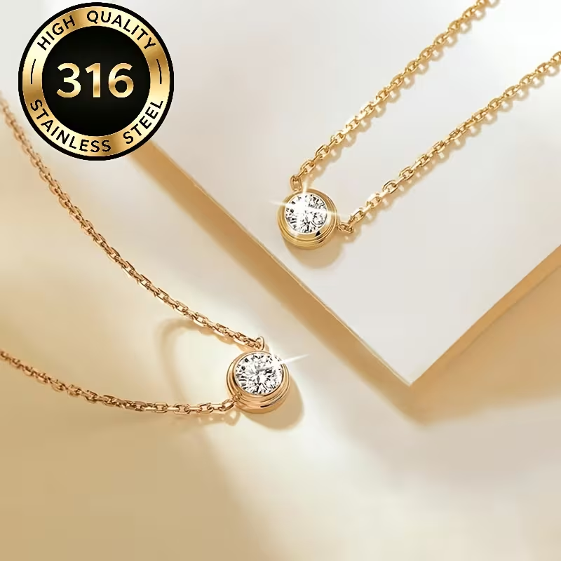 Vergoldete 18K Zarte Minimalis – Charm Necklace Dainty Bewertung und Preis