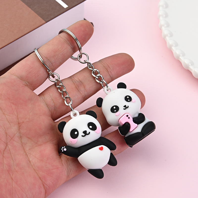 Niedlicher Cartoon-Panda-Paar- – Women'S Accessories Gift Ideas Bewertung und Preis