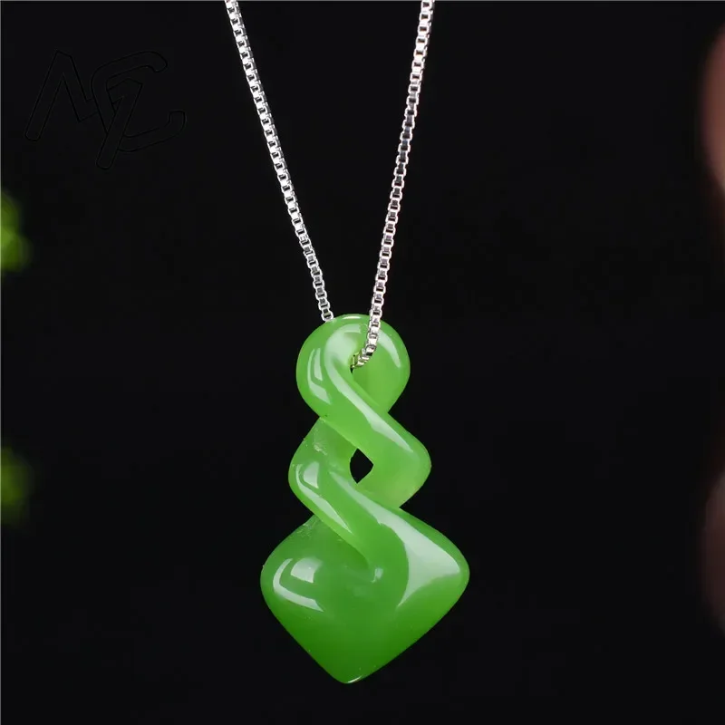 Natürliche Hetian Jade grüne F – Women Accessories For Hand Bewertung und Preis