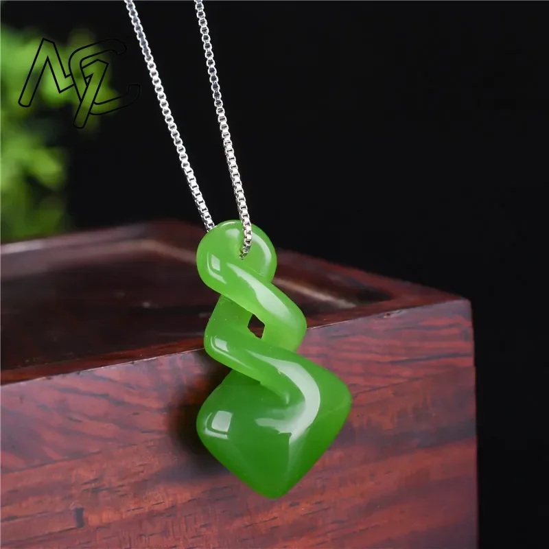Natürliche Hetian Jade grüne F – Women Accessories For Hand Bewertung und Preis