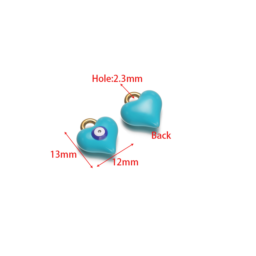 5 Stück Edelstahl-Emaille-Herz – Women Accessories Bracelet Bewertung und Preis