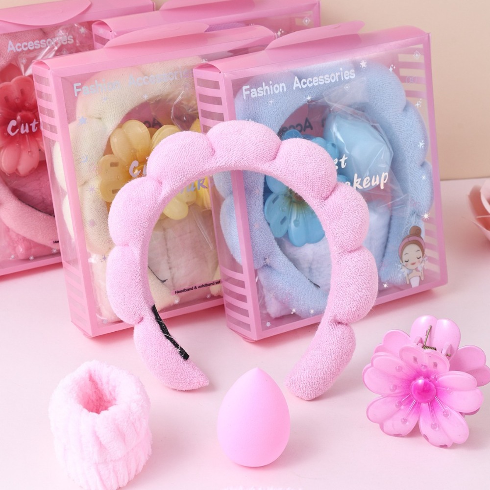 5-teiliges Set: Haarband, Armb – Women Accessories Box Bewertung und Preis