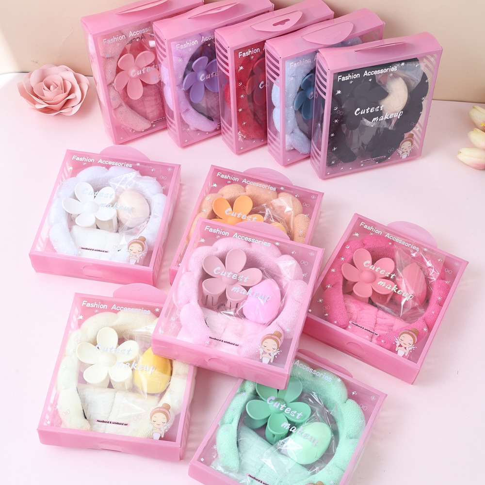 5-teiliges Set: Haarband, Armb – Women Accessories Box Bewertung und Preis