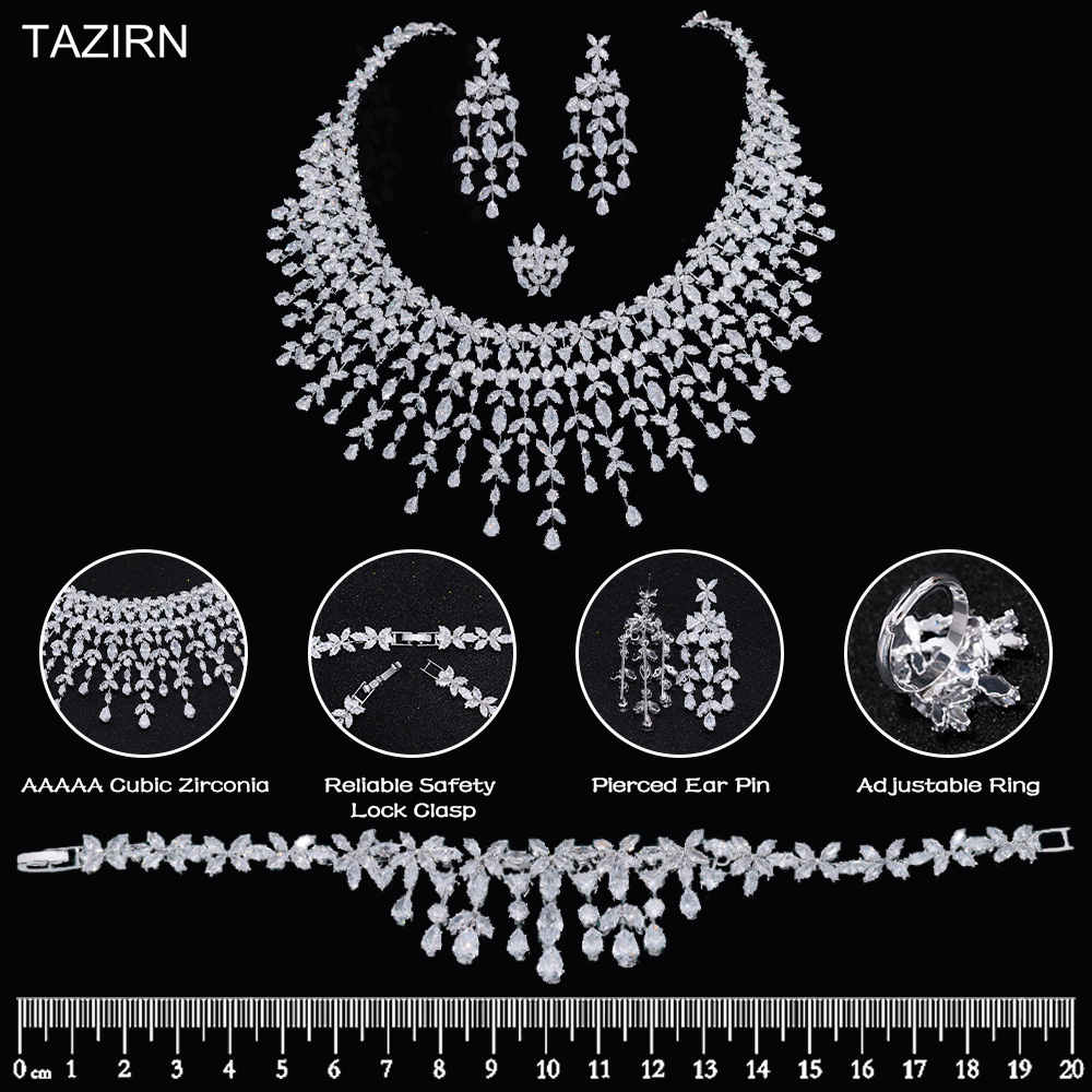 TAZIRN Luxus 5A Zirkonia Arabi – Women Accessories Dubai Bewertung und Preis