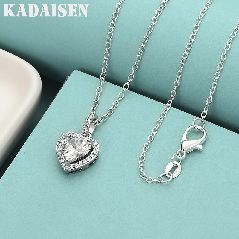 Hochwertige 925er Sterlingsilb – Charm Necklace Dainty Bewertung und Preis