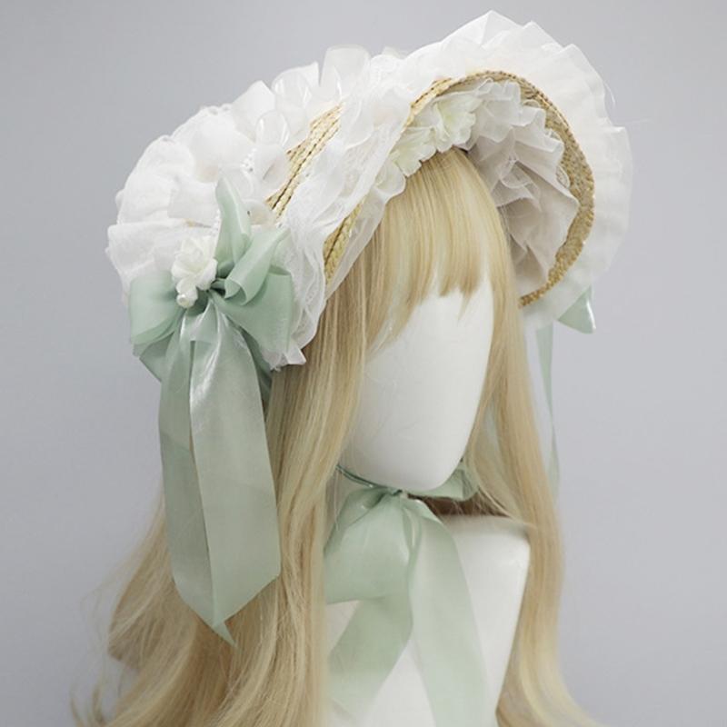Y3NE Victorian Lace Bonnet für – Women'S Victorian Era Accessories Bewertung und Preis