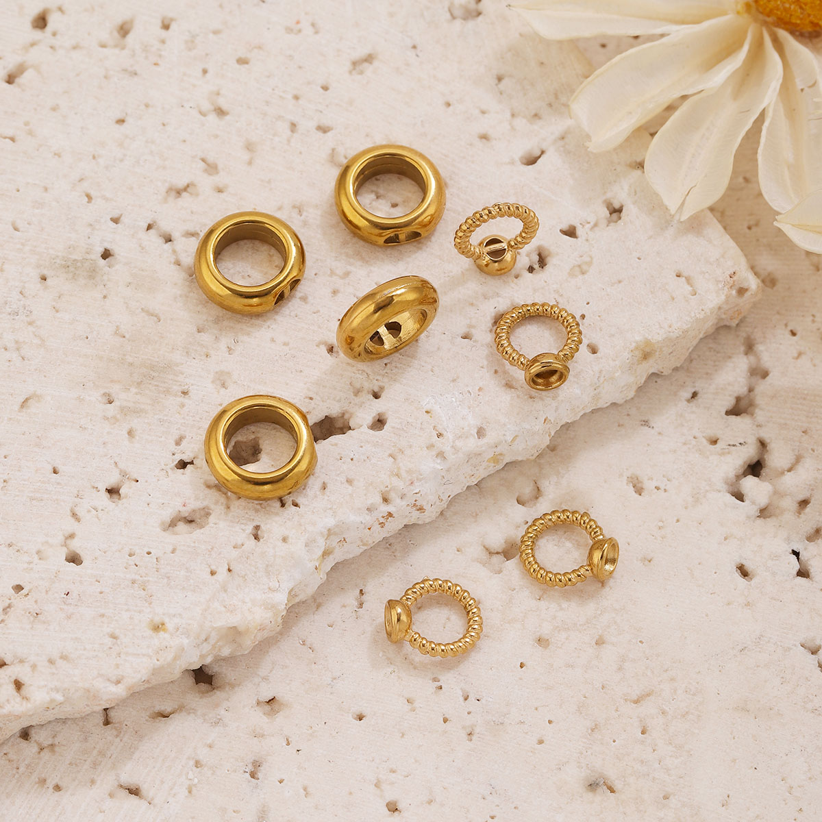 20 Stück 18K Edelstahl 2-Loch- – Women Accessories Bracelet Bewertung und Preis