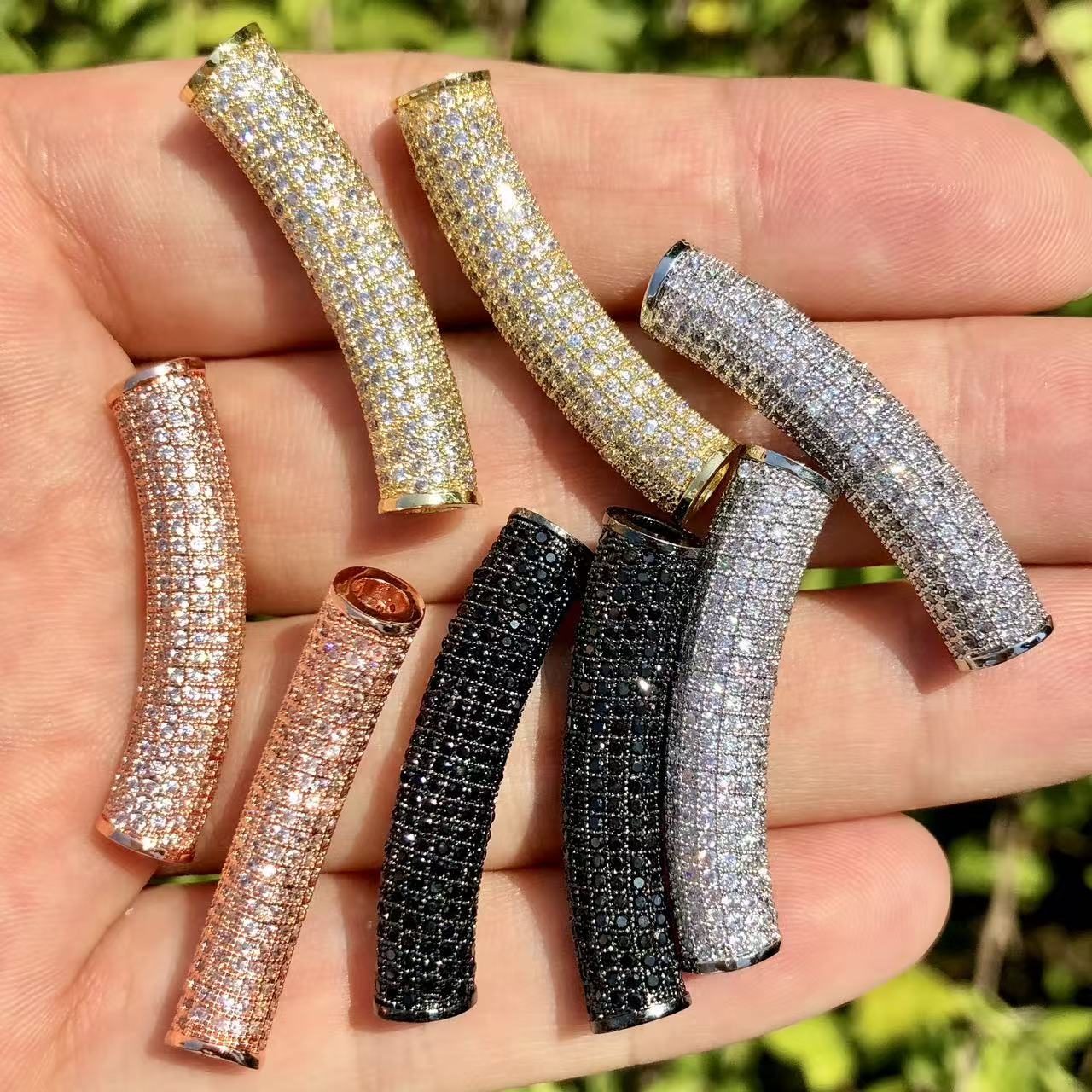 2 Stück/Set Zirkonia-Pavé Lang – Women Accessories Bracelet Bewertung und Preis