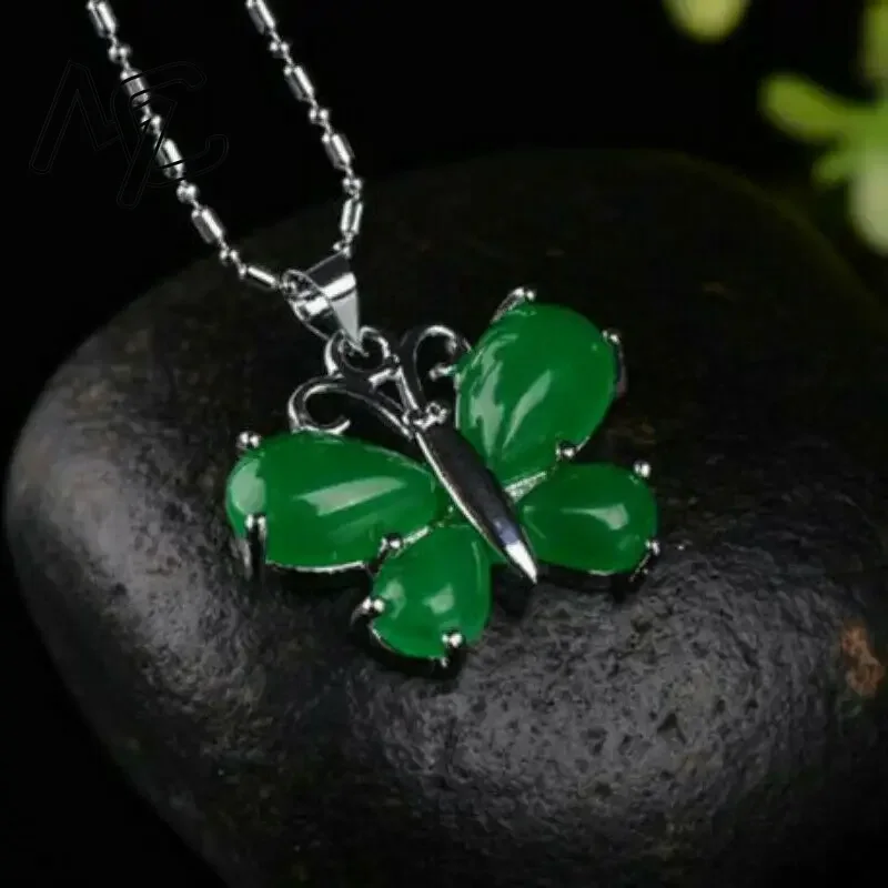 S925 Silber Grüne Jade Schmett – Women Accessories For Hand Bewertung und Preis