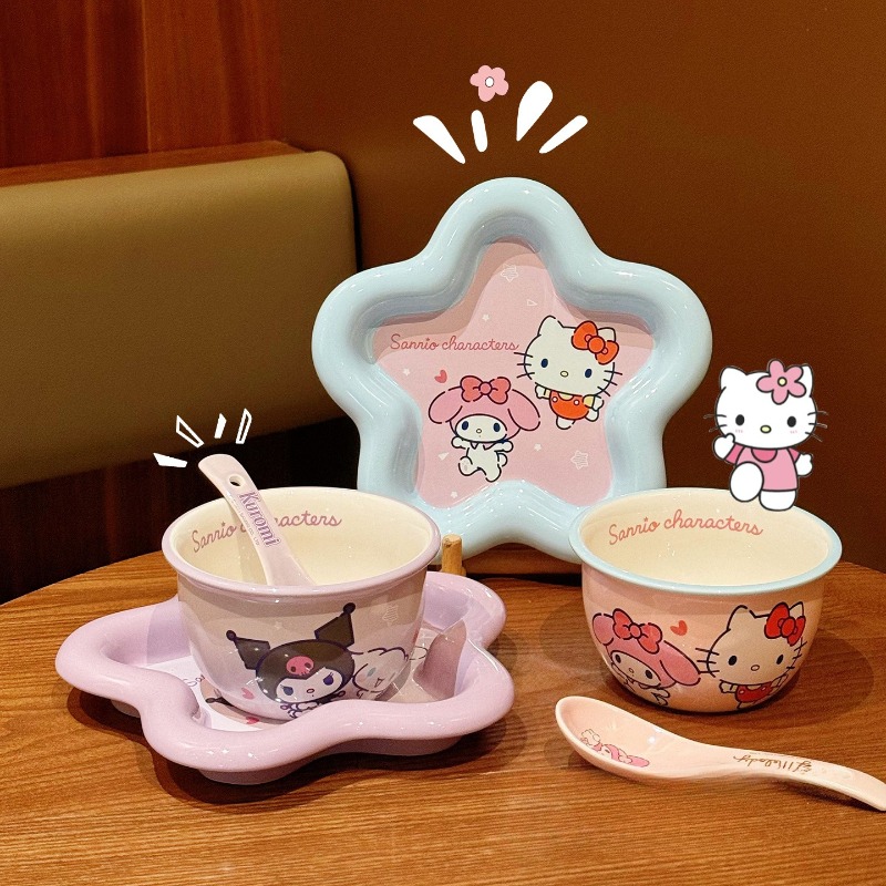 Cartoon-Katzen-Druck Keramik-G – Women Accessories Combo Bewertung und Preis