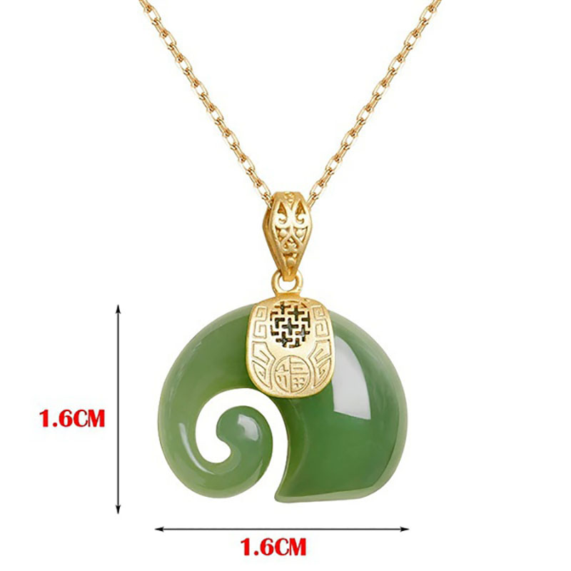Boutique Naturstein Hetian Jad – Charm Necklace Dainty Bewertung und Preis