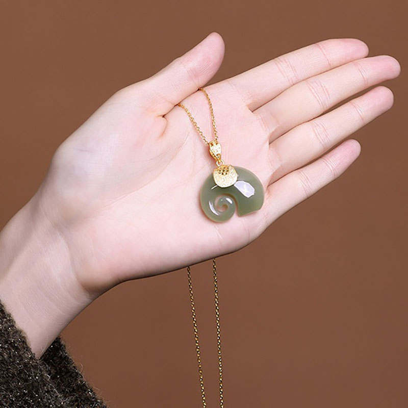 Boutique Naturstein Hetian Jad – Charm Necklace Dainty Bewertung und Preis