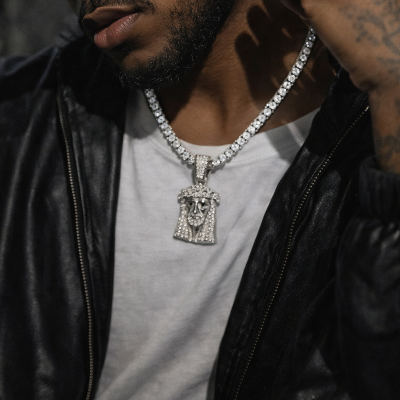 Hip Hop Iced Out Bling Jesus A – Charm Necklace Dainty Bewertung und Preis