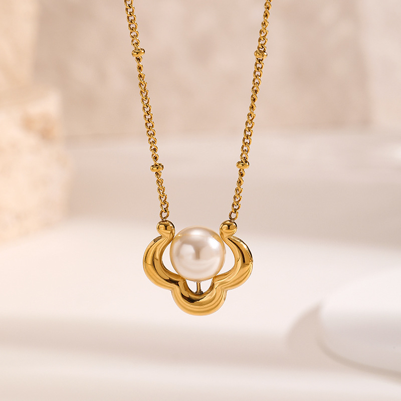 Glücksverheißende Wolken-Perle – Charm Necklace Dainty Bewertung und Preis