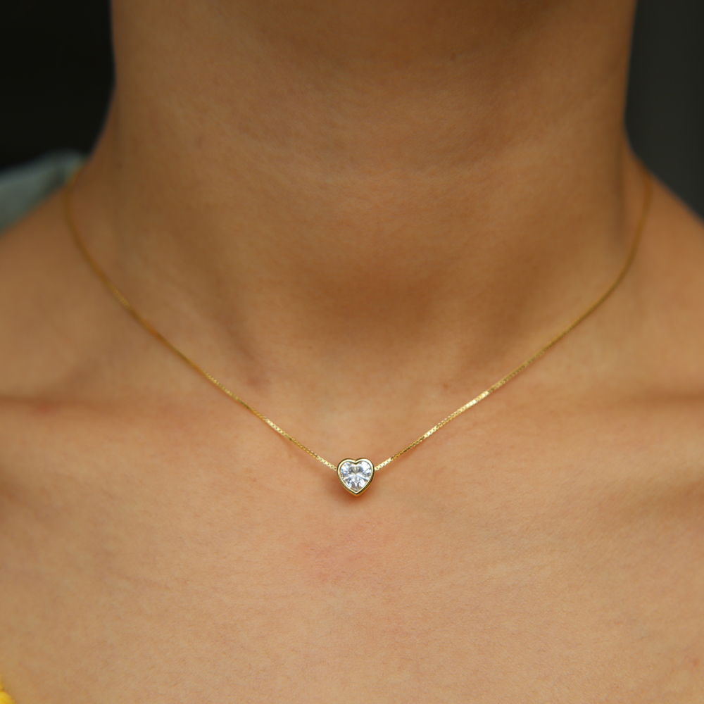 100 % 925 Sterling Silber Fore – Charm Necklace Dainty Bewertung und Preis