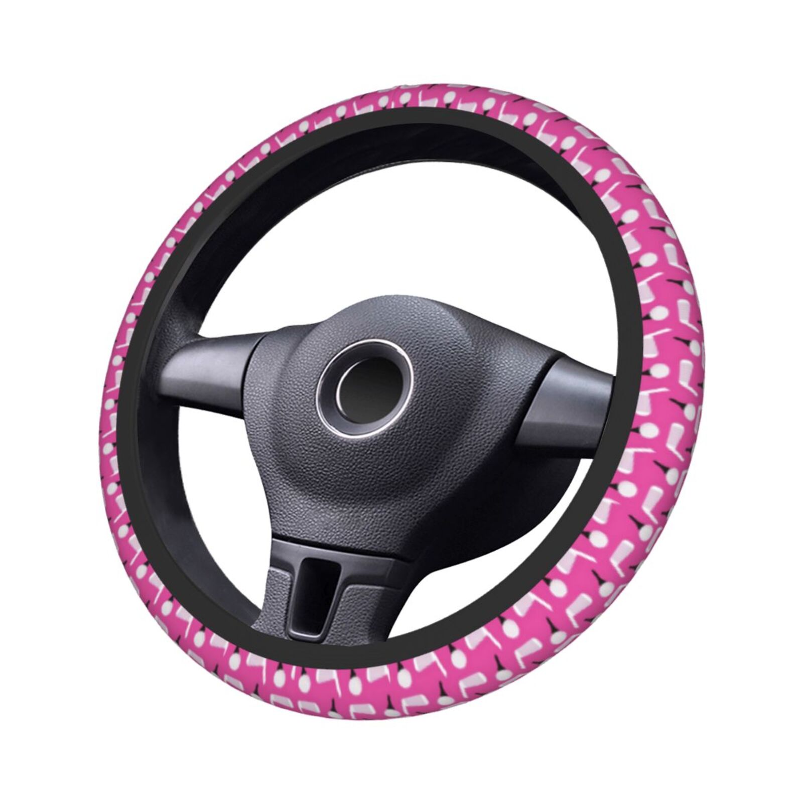 Cartoon-Rosa-Golf-Muster-Lenkr – Women'S Accessories Vans Bewertung und Preis